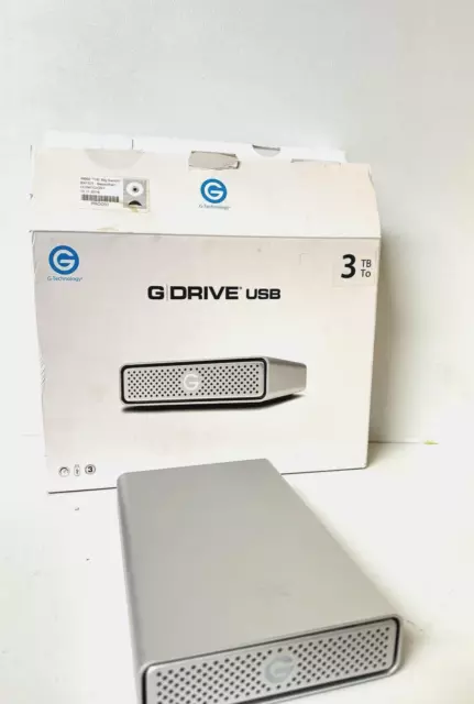 G-Technology 3TB G-Drive USB   External Hard Drive 7200 RPM KENSINGTON SECURITY