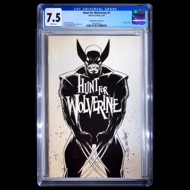 Hunt for Wolverine #1 - Marvel 2018 - Campbell Variant B - CGC 7.5