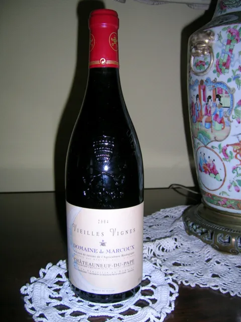 Dom.de MARCOUX -  1b. cuvée  VIEILLES VIGNES 2004  - Châteauneuf du Pape rouge.