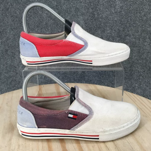 TOMMY HILFIGER WOMENS Slip Ons Medium Red Fabric- Size 7 $35.00