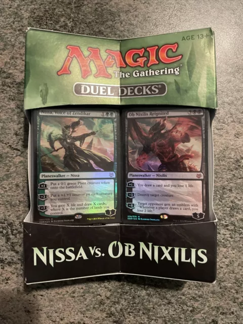 Magic The Gathering Dual Decks - Nissa Vs. Ob Nixilis - 120 Cards - NIB