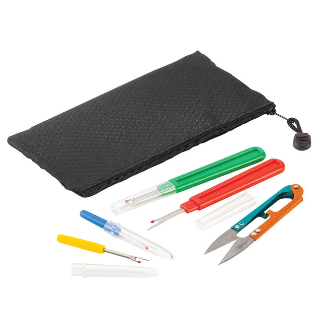 Kit removedor de costuras e hilos 