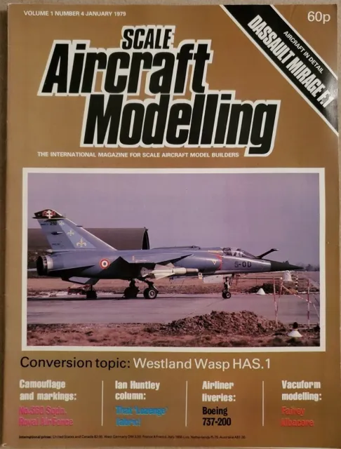 Scale Aircraft Modelling Magazine - Lot of 12 - 1979