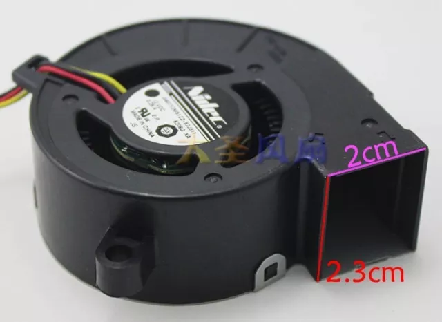 Nidec G60T12MS1ZZ-52J311 12V 0.25A 3-pin Projector cooling fan 3