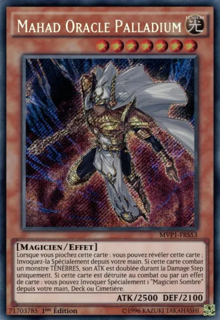 Yu Gi Oh ! Mahad Oracle Palladium ( MVP1-FRS53 ) Secret Rare en Français