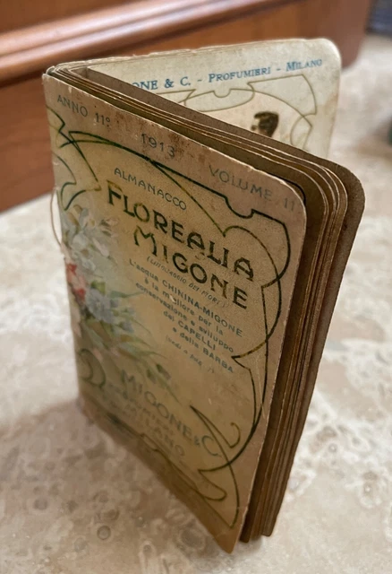 RARE Antique Perfume Advertising Migone & C. Profumieri Italy 1913 FULL Brochure