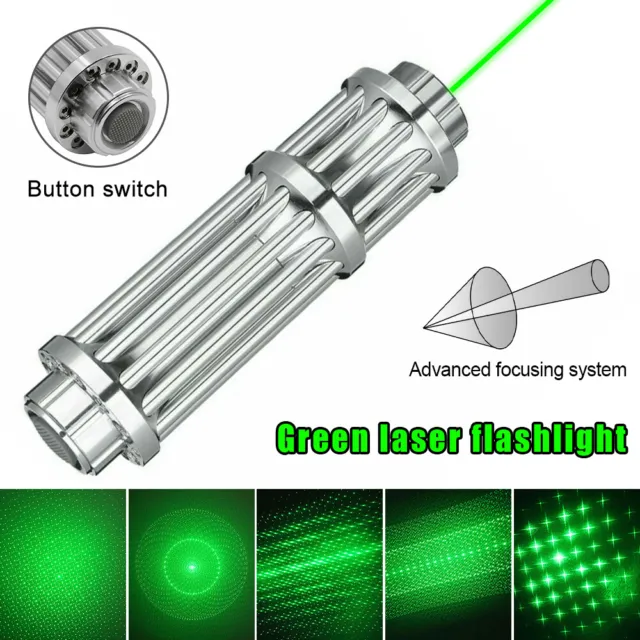 High Power 532nm Green Laser Pointer Pen Visible Dot Torch Light