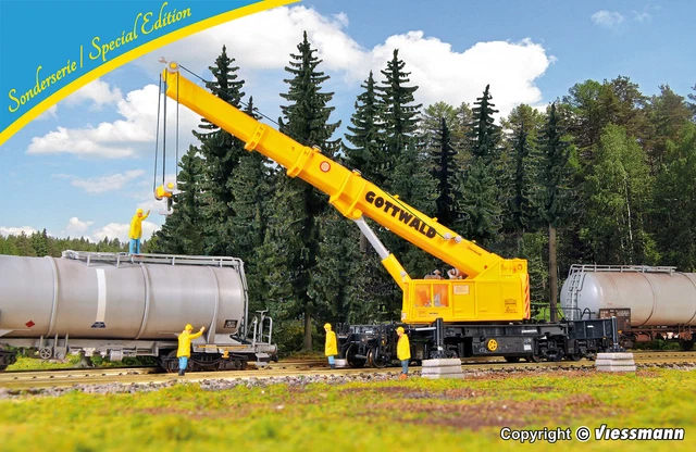 Grue Télescopique GOTTWALD - Kibri 10388 - échelle HO 1/87 - Neuf