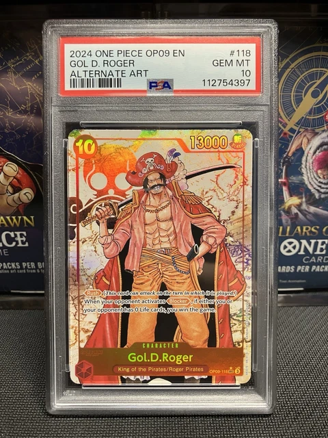 2024 ワンピース カード ゴールド・D・ロジャー PSA 10 PSA 10 One Piece Card Gol D. Roger OP09-118 SEC Secret
