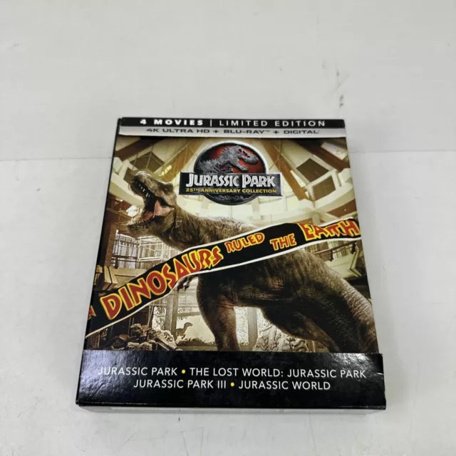 Jurassic Park 25th Anniversary 8-Disk Collection (Ultra HD, 1993) 4k UHD+Blu-Ray