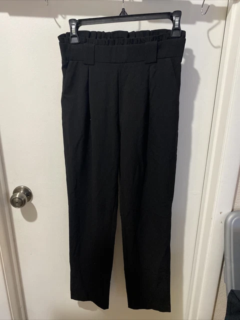 Joe Boxer Stretch Pull Up Pants Womens Black Size Size S Small