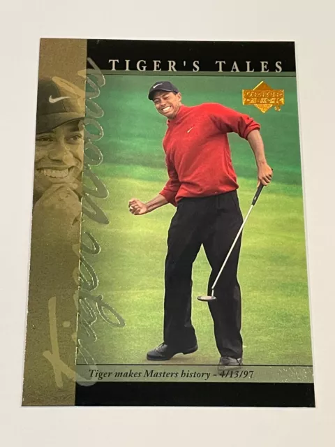 2001 UPPER DECK Golf Tiger Tales #15 - Tiger Woods RC - PGA EUR 5,39 ...