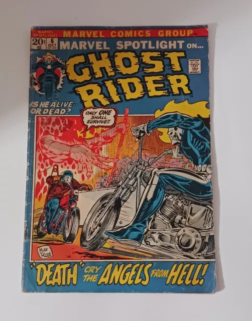 Marvel Spotlight #6 Ghost Rider 2nd Appearance 1972 Low Grade