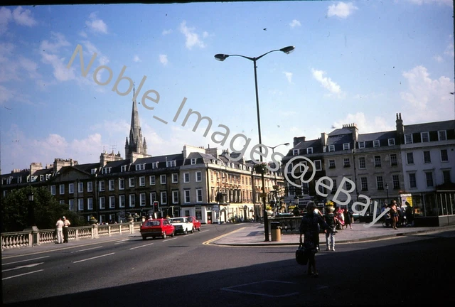 1985 Street Scene Bath England Kodachrome Generic Slide