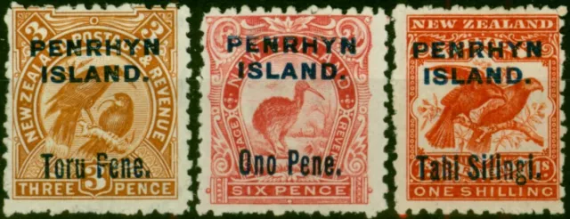 Penrhyn 1903 Set of 3 SG14-16a Fine MM