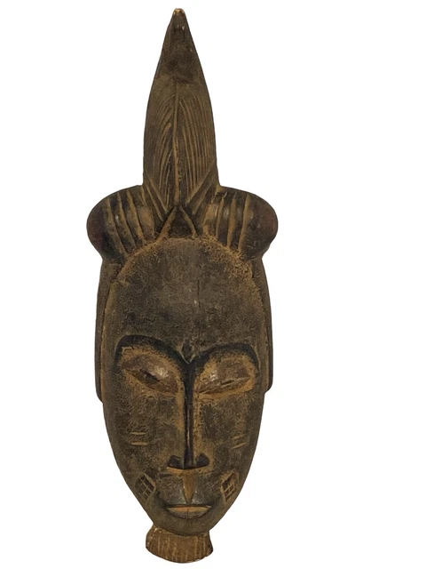 # 5567 Superb  Baule African Mask I .Coast 21" h