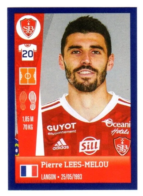 Panini Score Ligue 1 2023-24 Carte Pierre Lees Melou Brest