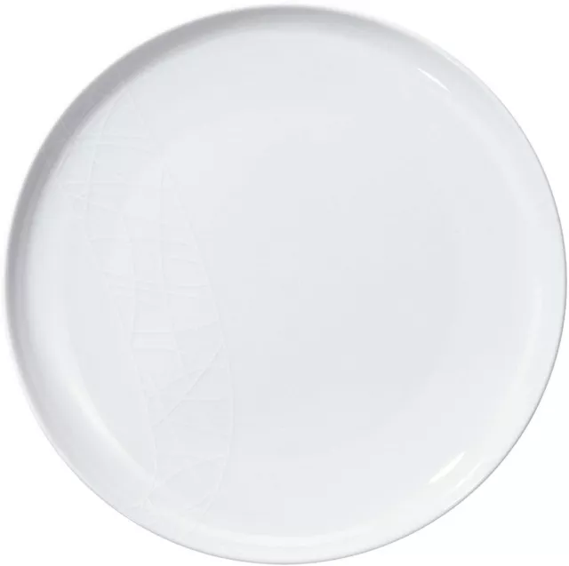 QUEENS JAMIE OLIVER WHITE 6 x DINNER PLATES (PUKKA) 27cm - BRAND NEW/UNUSED