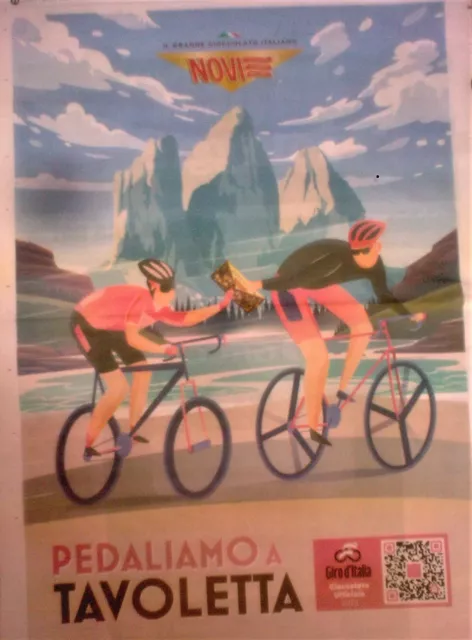 Pubblicità 2023_Giro d'Italia e NOVI CIOCCOLATO ITALIANO - PEDALIAMO A TAVOLETTA
