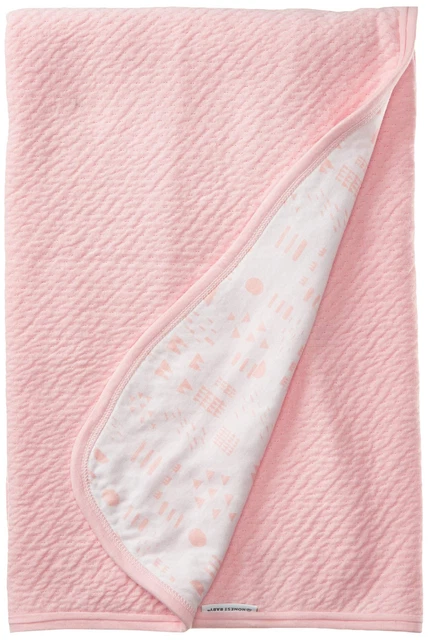 HonestBaby unisex baby Organic Cotton Matelasse Reversible Receiving Wearable