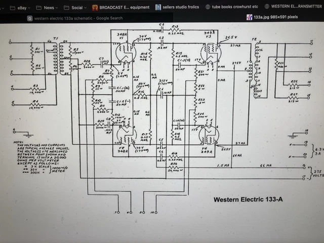 TRIAD HS INPUT Transformes for Western Electric 131A 133A Amp Clone £ ...
