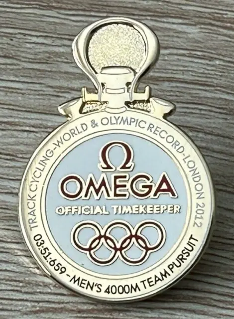 Omega, 2012 London Olympics, Men's 4000m Team Pursuit Pin 2