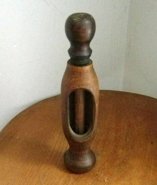 Bouche Bouteille Ancienne En Bois – Déco Vintage – Sans Marque