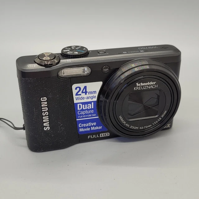 Samsung WB750 12,5 megapixel fotocamera digitale compatta testata nera