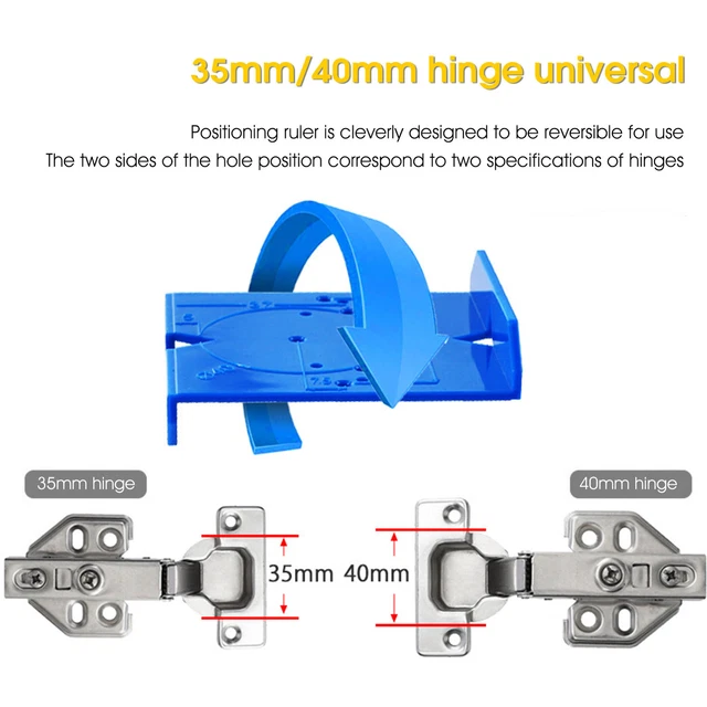 DRILLING GUIDE LOCATOR Center Alignment Hinged Positioning Door