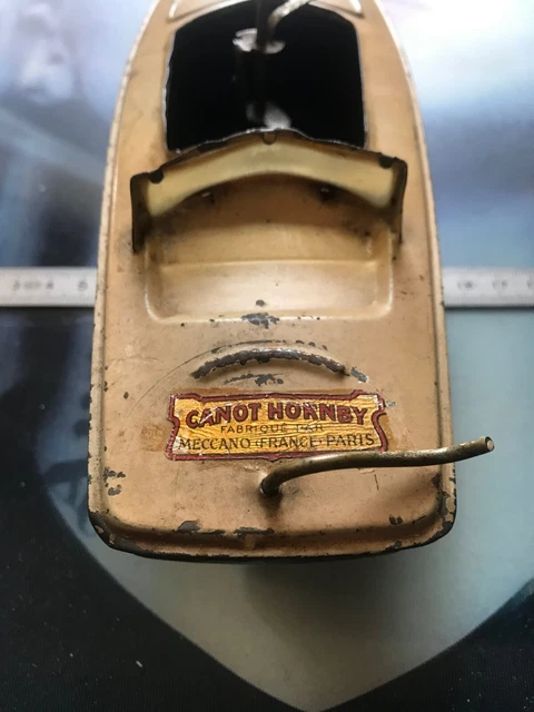 Ancien jouet ancien : Canot de course Pegase HORNBY MECCANO