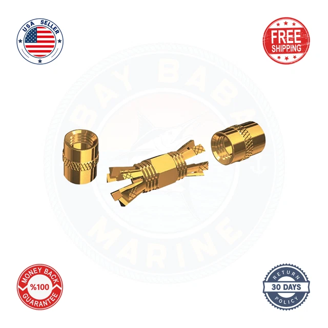 SHAKESPEARE Barrel Connector for PL-259 Ended Cables | Extensive PL-258-CP-G