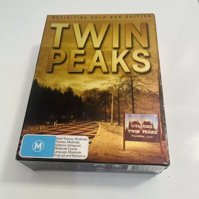 TWIN PEAKS COMPLETE SERIES DEFINITIVE GOLD EDITION 10 DISC DVD BOX SET- Free Aus