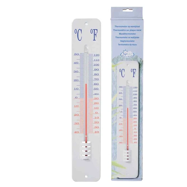 Esschert Design Termometro Interno/Esterno/Giardino/Parete da -40°C a 52°C 45 cm TH13 ES