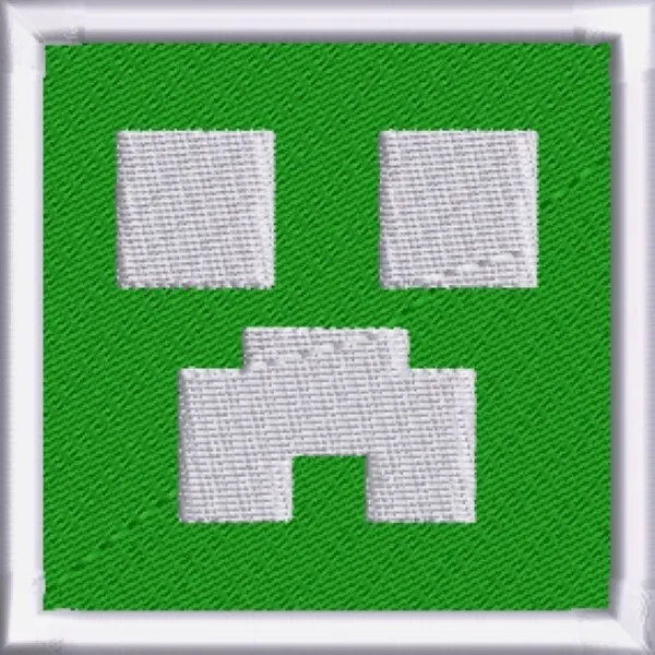 Patch Badge - Minecraft (3 choices) Embroidered Iron On Sew For Clothes etc