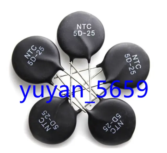 5Pcs New For Ntc Thermistor Ntc5D-25 #643 Ly