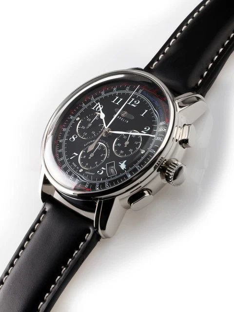 Zeppelin 7624-2 Los Angeles Automatico Orologio Uomo 42mm 5ATM 2