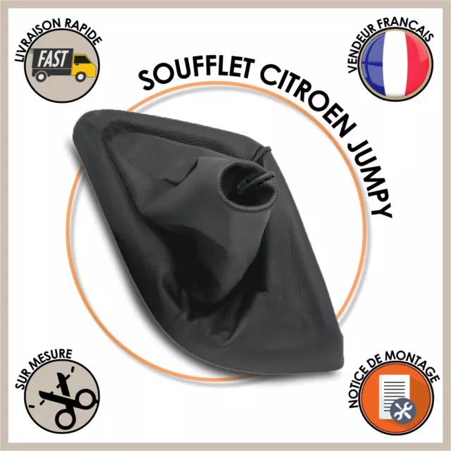 Soufflet Levier De Vitesse Citroen Jumpy An.95-06 - 9 Coloris - 5 De Surpiqures