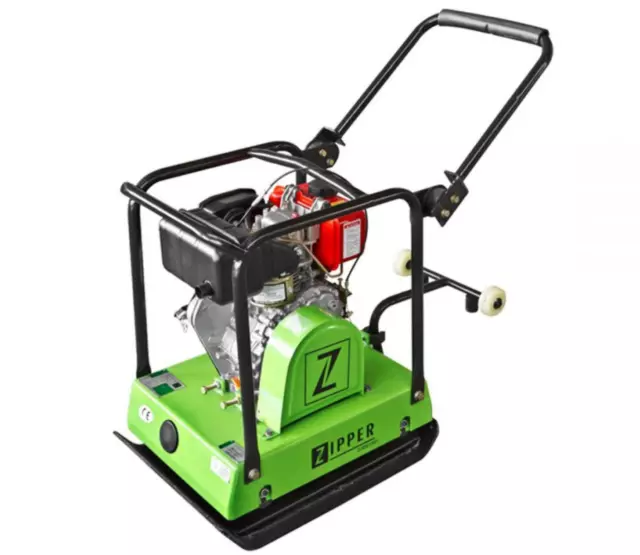 Zipper RPE120DY Diesel Plate Compactor | 18 kN 100kg 450mm