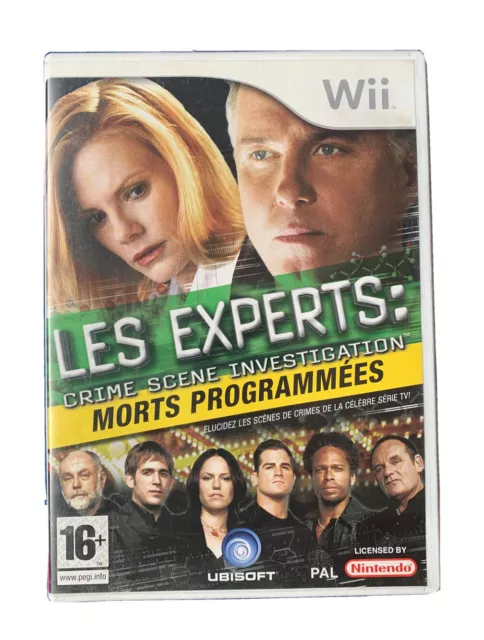 Jeu Les Experts CSI Crime Scene Investigation / Nintendo Wii Jouable sur Wii U
