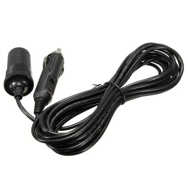 Car Cigarette Lighter Adapter Extension Cable Socket Cigarette Charger Cord Lead 3