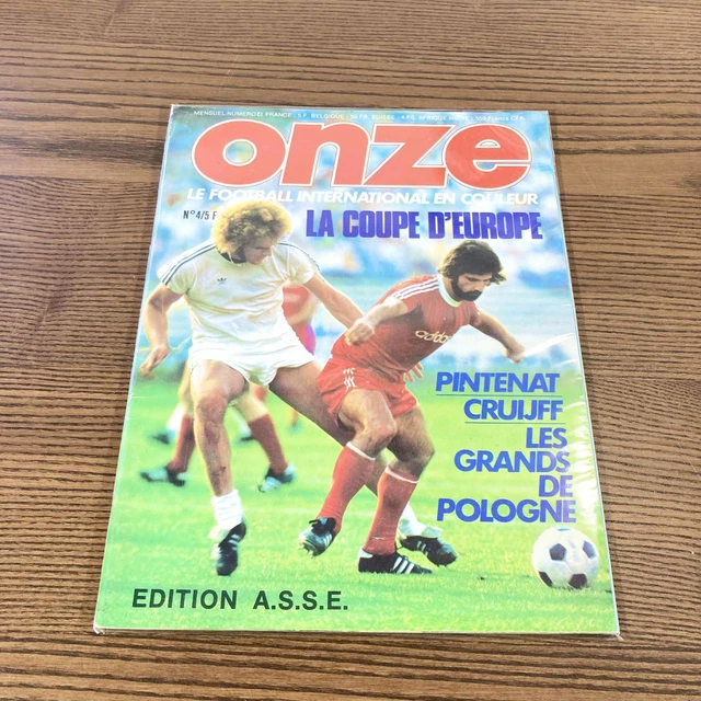 FOOTBALL ONZE n° 2 de 1976 SPÉCIAL COUPE D'EUROPE ASSE + SUPPLEMENT