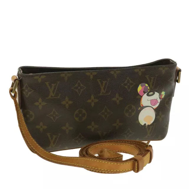 LOUIS VUITTON Monogram Panda Trotteur Shoulder Bag M51241 LV Auth bs3410