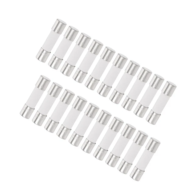 Fusibles cartouche 250V Amplificateur voiture soufflage Céramique 20Pcs