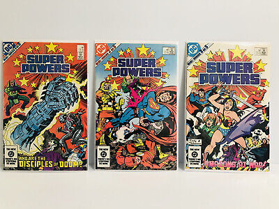 DC Comics Mini Series Super Powers #1-3(DC Comics 1984)