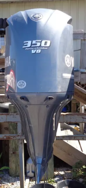 Used 2009 30" Yamaha 350hp 4 Four Stroke Outboard Boat Motor F350 350 hp