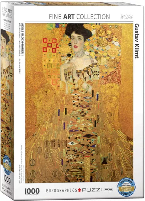 EuroGraphics 6000-9947 Gustav Klimt Die Goldene Adele I 1000 Teile Puzzle