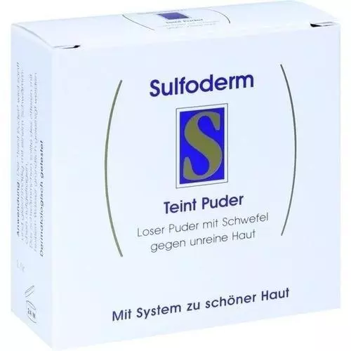 SULFODERM S Teint Puder 20 g PZN 2328986