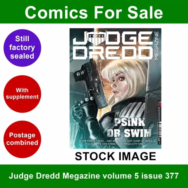 Judge Dredd Megazine volume 5 issue 377 comic - STILL SEALED - 2016