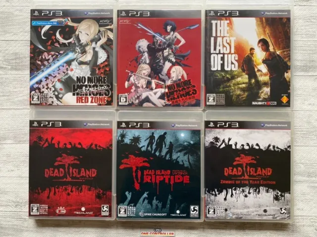 SONY Playstation 3 PS3 No More Heroes & Dead Island  & The Last of Us from Japan