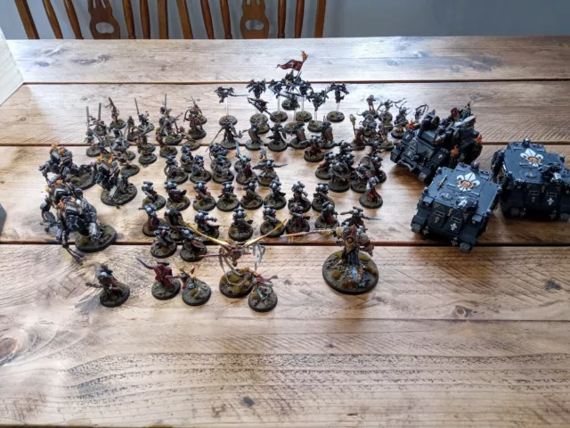 warhammer 40k sisters of battle army - expertly painted